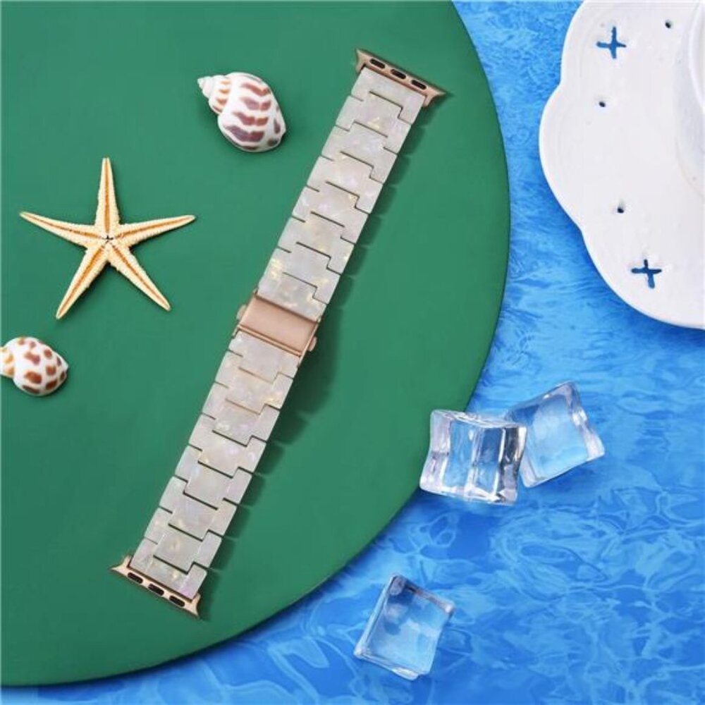 Resin Band Compatible with Series 7/8/9 Apple Watch Bands 41mm/40mm/38mm Strap - Picture 6 of 7
